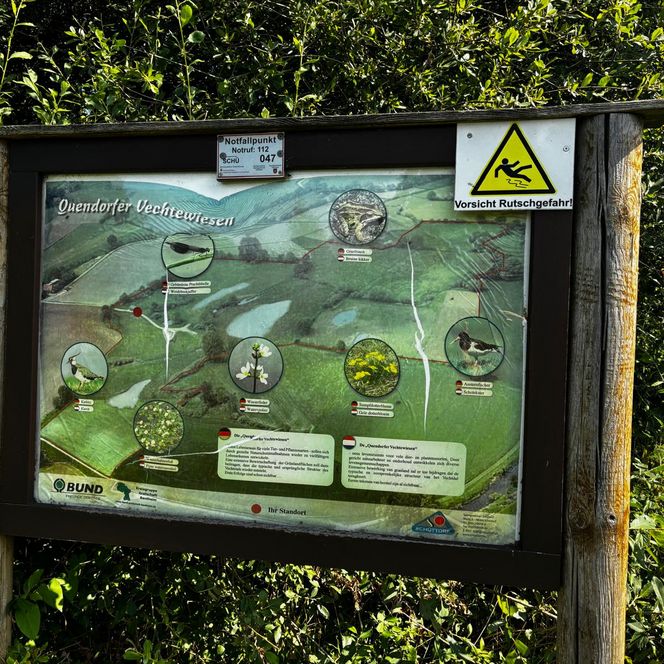 Infotafel der Naturstation Vechtetal